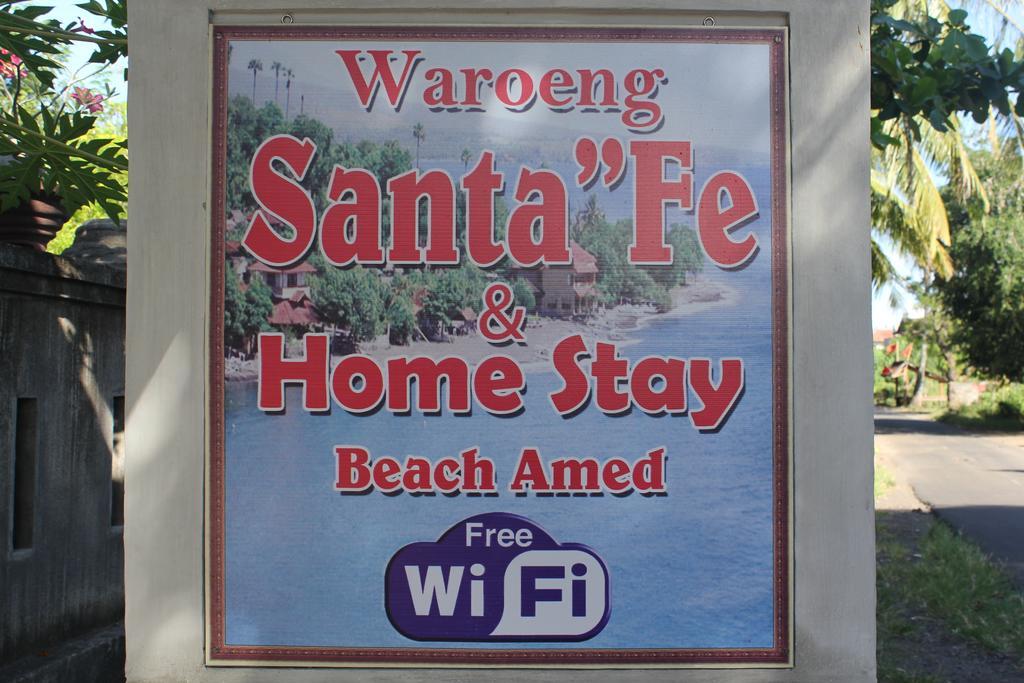 Santa Fe Homestay & Warong Amed  Ngoại thất bức ảnh